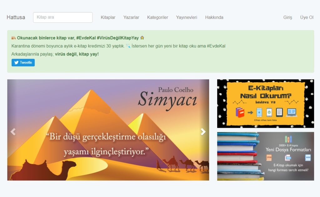 Kitap Paylaşım Ağı: Hattusa.club